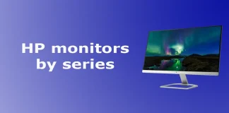 Производител на монитори HP, серия монитори HP