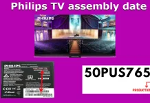 Как да намерите годината на телевизора Philips