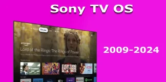 Как да определите операционната система на телевизор Sony