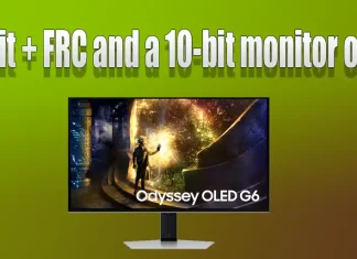 Разлика между монитор или телевизор 8-бит + FRC и 10-бит